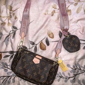 multi pouch crossbody purse